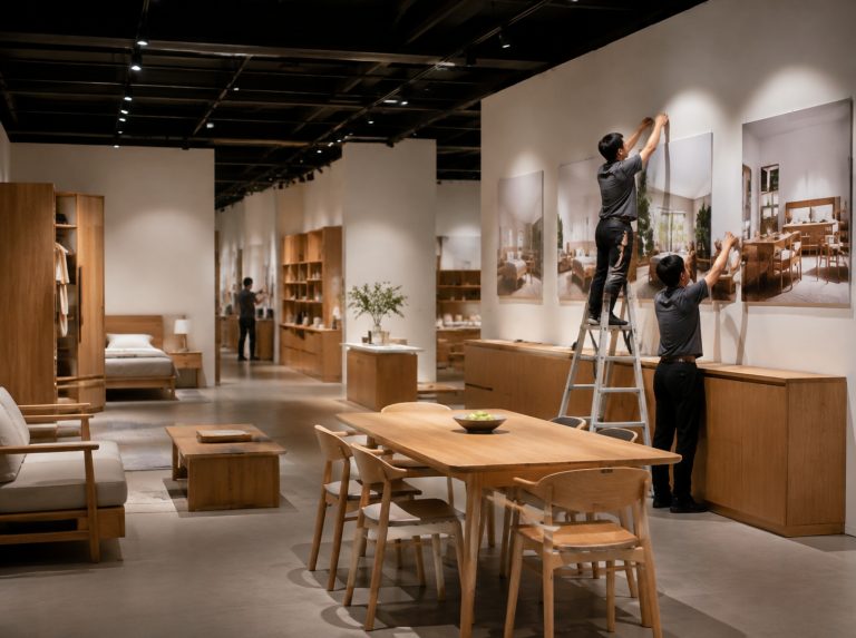 日土县企业展厅与文化墙设计施工